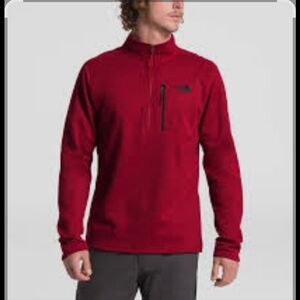 The North Face Red Half-Zip Jacket